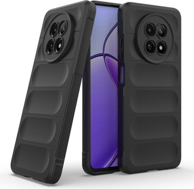 GLOBAL NOMAD Back Cover for Realme C65 5G(Black, 3D Case, Silicon, Pack of: 1)