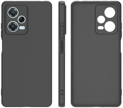 Cell Mobile Back Cover for REDMI Note 12 Pro 5G(Black, Grip Case, Pack of: 1)