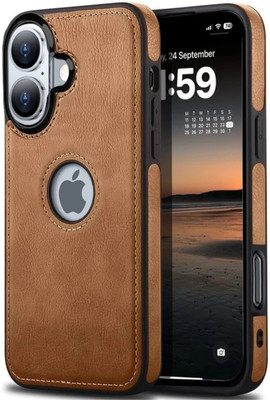 HSRPRO Back Cover for IPhone 16(Brown, 3D Case, Pack of: 1)