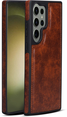 Flipkart SmartBuy Back Cover for Samsung Galaxy S24 Ultra(Brown, Shock Proof, Pack of: 1)