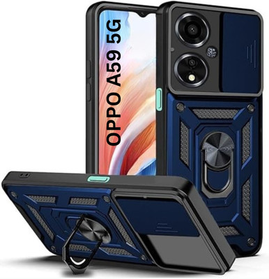 Fablue Back Cover for OPPO A59 5G(Blue, Rugged Armor, Pack of: 1)