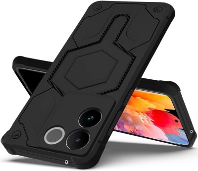 Rugraj Back Cover for IQOO Z7 Pro 5G, vivo T2 Pro 5G(Black, Grip Case, Silicon, Pack of: 1)