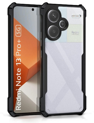 SRT Back Cover for Mi Redmi Note 13 Pro Plus 5G(Black, Camera Bump Protector, Pack of: 1)