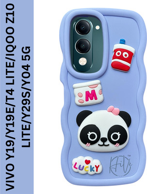 Hive Back Cover for Vivo Y04 4G, Vivo 19 5G, Vivo Y19E, Vivo T4 Lite 5G, Vivo Y29S, IQOO Z10 LITE(Purple, Grip Case, Silicon, Pack of: 1)