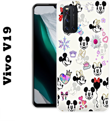 satyman Back Cover for Vivo V19(Multicolor, Dual Protection, Silicon, Pack of: 1)