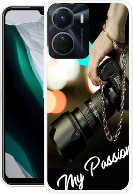 VS PRINT LINK Back Cover for Vivo Y16-V2204-V2214- CAMERA, CAMERA LENS, GLARE, PHOTOGRAPHY(Black, Flexible, Silicon, Pack of: 1)