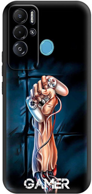 printwhiz Back Cover for Tecno Pova Neo 4G(Black)