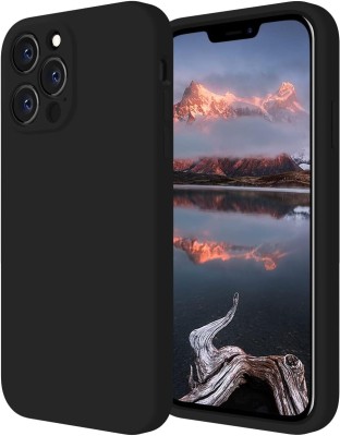 TRUEUPGRADE Back Cover for iPhone 13 Pro Case, Soft Silicone,Full Body Screen Camera Protective Cover, 6.1 Inch(Black, Camera Bump Protector, Silicon, Pack of: 1)