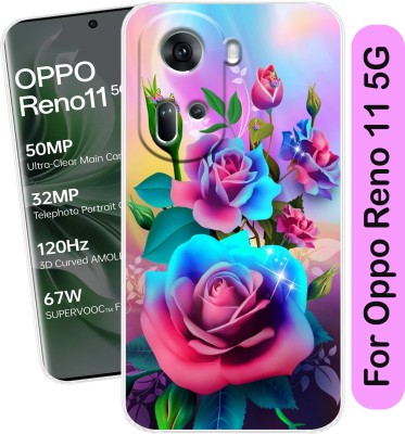 Coolcase Back Cover for Oppo Reno 11 5G(Multicolor, Grip Case, Silicon, Pack of: 1)