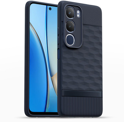 mCase Back Cover for Vivo Y19s, Vivo Y29 5G(Blue, Shock Proof, Silicon, Pack of: 1)