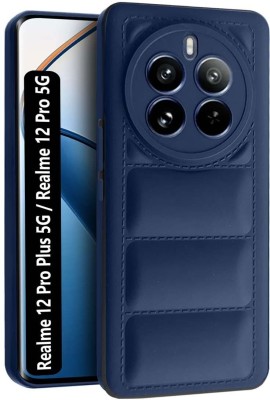 Casekoo - IN CASEKOO IN LOVE Back Cover for Realme 12 Pro Plus 5G, Realme 12 Pro 5G(Blue, Grip Case, Silicon, Pack of: 1)