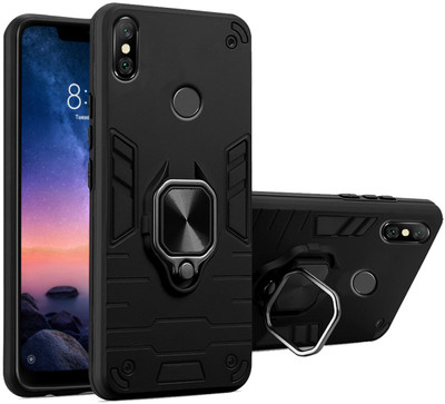 Wowcase Back Cover for Mi Redmi Note 6 Pro(Black, Rugged Armor, Pack of: 1)