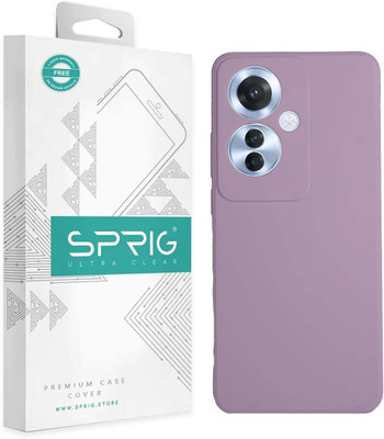 Sprig Back Cover for Sprig TPU Matte Back Cover for Oppo F25 Pro 5G (Lavender Grey, Flexible Case, Pack of: 1)(Grey, Grip Case, Pack of: 1)