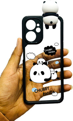 Charvi Collection Ltd Back Cover for Realme 9i 5G(Transparent, Black, 3D Case, Pack of: 1)