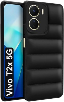 Micvir Back Cover for Vivo T2X 5G(Black, Camera Bump Protector, Pack of: 1)