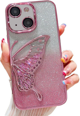 Micvir Back Cover for Apple iPhone 15 Plus(Pink, Silicon, Pack of: 1)