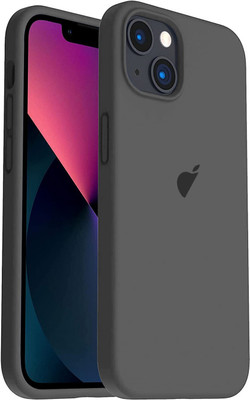 capo Back Cover for Apple iPhone 13 Mini(Grey, Flexible, Silicon, Pack of: 1)