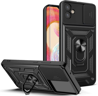 Kypo Back Cover for Samsung Galaxy A04e(Black, Slider, Pack of: 1)