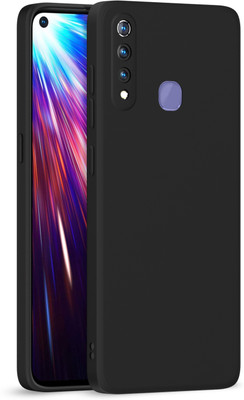 Pikkme Back Cover for Vivo Z1 Pro(Black, Camera Bump Protector, Silicon, Pack of: 1)