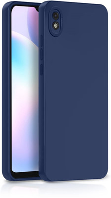 ZAMN Back Cover for REDMI 9I(Blue, Silicon, Pack of: 1)