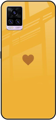 Hocopoco Back Cover for Vivo V20(Yellow, Grip Case, Pack of: 1)