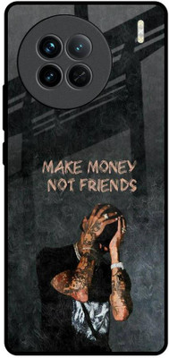 SNOB Back Cover for Vivo X90 5G(Black, Grip Case, Pack of: 1)