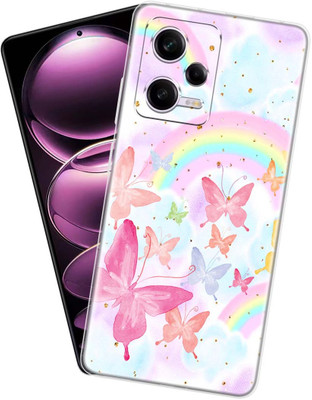 Nainz Back Cover for Redmi Note 12 Pro 5G(Multicolor, Grip Case, Silicon, Pack of: 1)