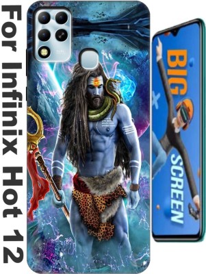 YornoSis Back Cover for Infinix Hot 12 Back Cover 2569(Multicolor, 3D Case, Silicon, Pack of: 1)