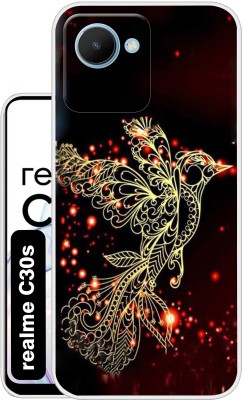 Case Club Back Cover for realme C30s(Black, Grip Case, Silicon, Pack of: 1)