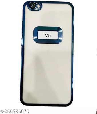 MOZIKON Back Cover for Vivo V5(Blue, 3D Case, Silicon, Pack of: 1)