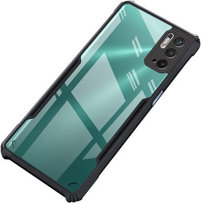 Phone Care Back Cover for POCO M3 Pro 5G(Black, Transparent, Grip Case, Pack of: 1)