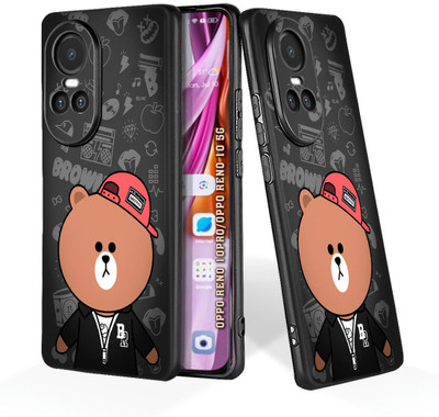 printwhiz Back Cover for OPPO Reno 10 5G, OPPO Reno 10 Pro 5G(Black)