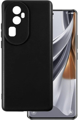 Lustree Back Cover for Oppo Reno 10 Pro Plus Silicon Pudding Case(Black, Shock Proof, Silicon, Pack of: 1)