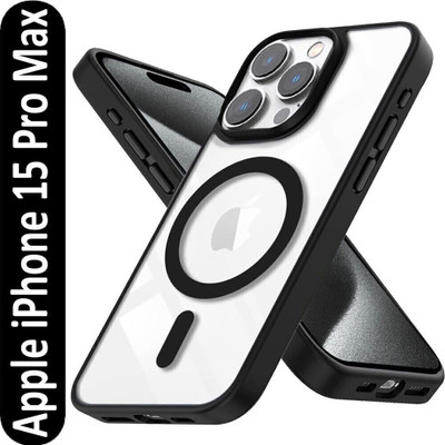 Infinite Case Back Cover for Apple iPhone 15 Pro Max(Black, Magsafe, Pack of: 1)