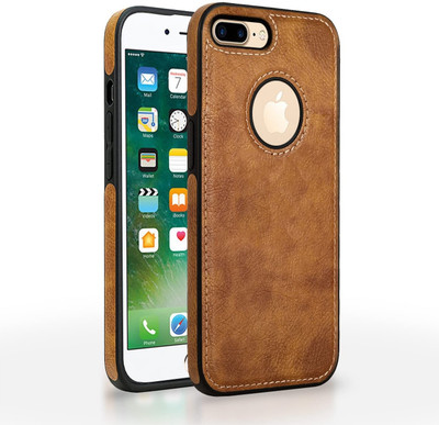 Bonqo Back Cover for Apple iPhone 8 Plus(Brown, Dual Protection, Pack of: 1)