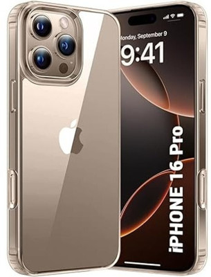 DMJHP Back Cover for Apple iPhone 16 Pro(Transparent, Camera Bump Protector, Pack of: 1)