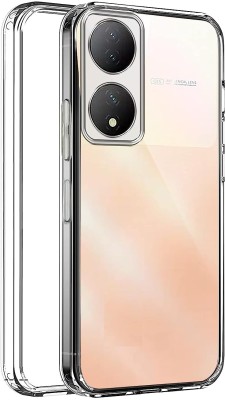 Phone Care Back Cover for OPPO Reno8T 5G(Transparent, White, Grip Case, Pack of: 1)