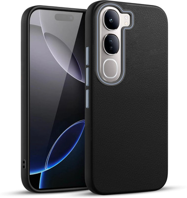 V-TAN Back Cover for vivo Y300 5G(Black, Pack of: 1)