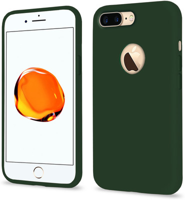 Pikkme Back Cover for iPhone 7 plus , iphone 8 plus(Green, Grip Case, Pack of: 1)