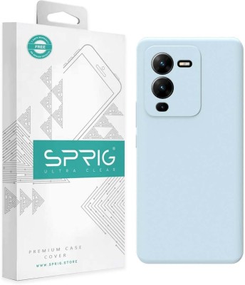 Sprig Back Cover for Vivo V25 Pro 5G, V25 Pro, v25 Pro 5G(Blue, Grip Case, Silicon, Pack of: 1)