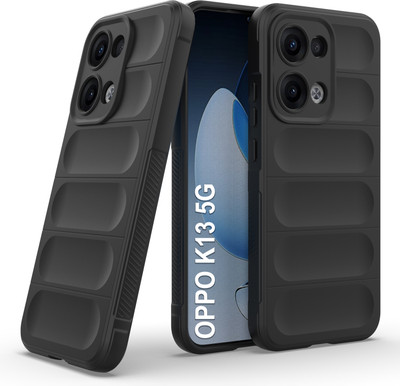 Zapcase Back Cover for Oppo K13 5G(Black, 3D Case, Silicon, Pack of: 1)