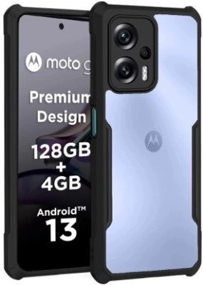 CONNECTPOINT Bumper Case for Moto G13(Transparent, Shock Proof, Pack of: 1)