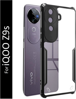 Flipkart SmartBuy Back Cover for iQOO Z9s 5G(Black, Shock Proof, Pack of: 1)