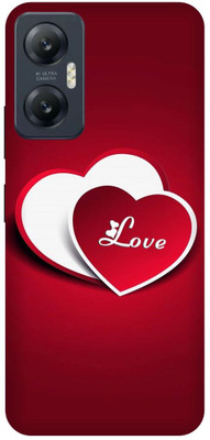 Rockyard Back Cover for Infinix HOT 40i, X6528, LOVE, HEART, COUPLE, BOY, GIRL(Red, Flexible, Silicon, Pack of: 1)