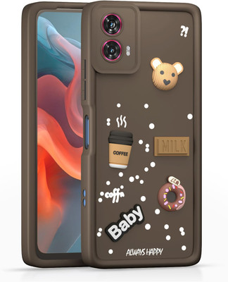 GLOBAL NOMAD Back Cover for MOTOROLA G96 5G, Moto G96 5G(Brown, Flexible, Silicon, Pack of: 1)