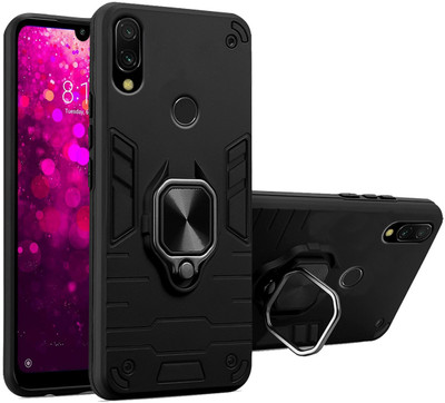 SMARTPOCKET Back Cover for Mi Redmi Y3(Black, Rugged Armor, Pack of: 1)