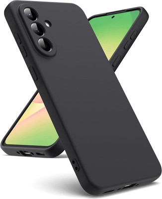 CLOYAAR Back Cover for Samsung Galaxy A56 5G Silicon Protective Case(Black, Camera Bump Protector, Silicon, Pack of: 1)