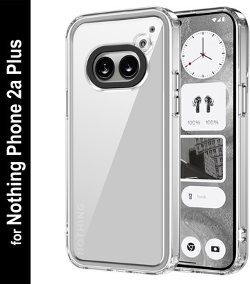Zapcase Back Cover for Nothing Phone (2a) Plus(Transparent, Grip Case, Pack of: 1)