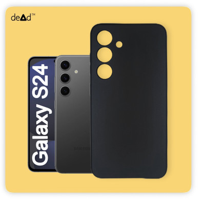 dead Back Cover for SAMSUNG Galaxy S24 5G(Black, Grip Case, Pack of: 1)