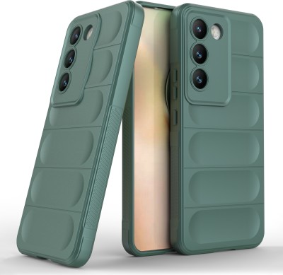 GLOBAL NOMAD Back Cover for Vivo T3 5G(Green, 3D Case, Silicon, Pack of: 1)